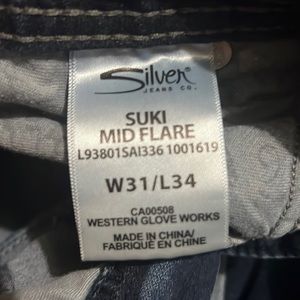 Silver jeans Suki Mid Flare